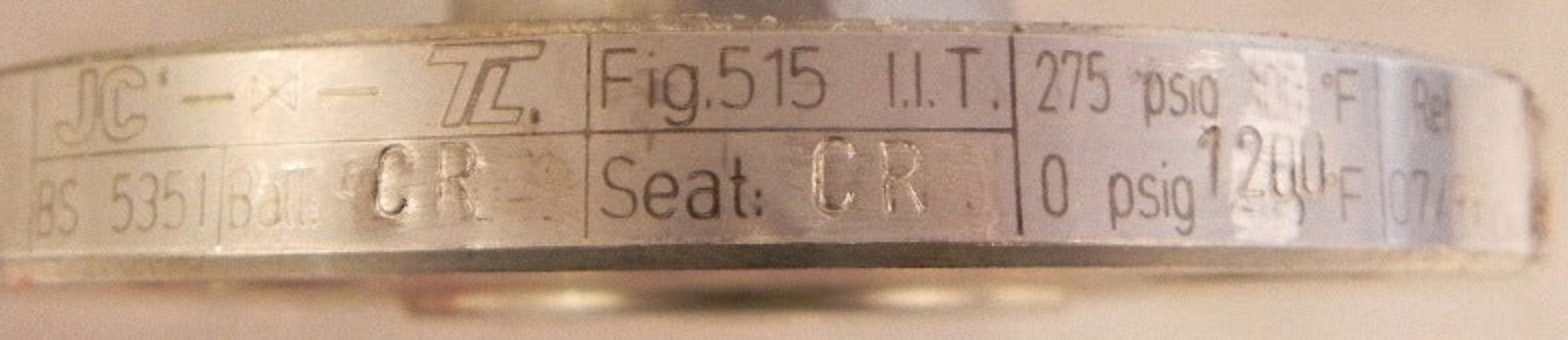 JC / Trueline Ball Valve 515-IIT-CR-X 3/4″