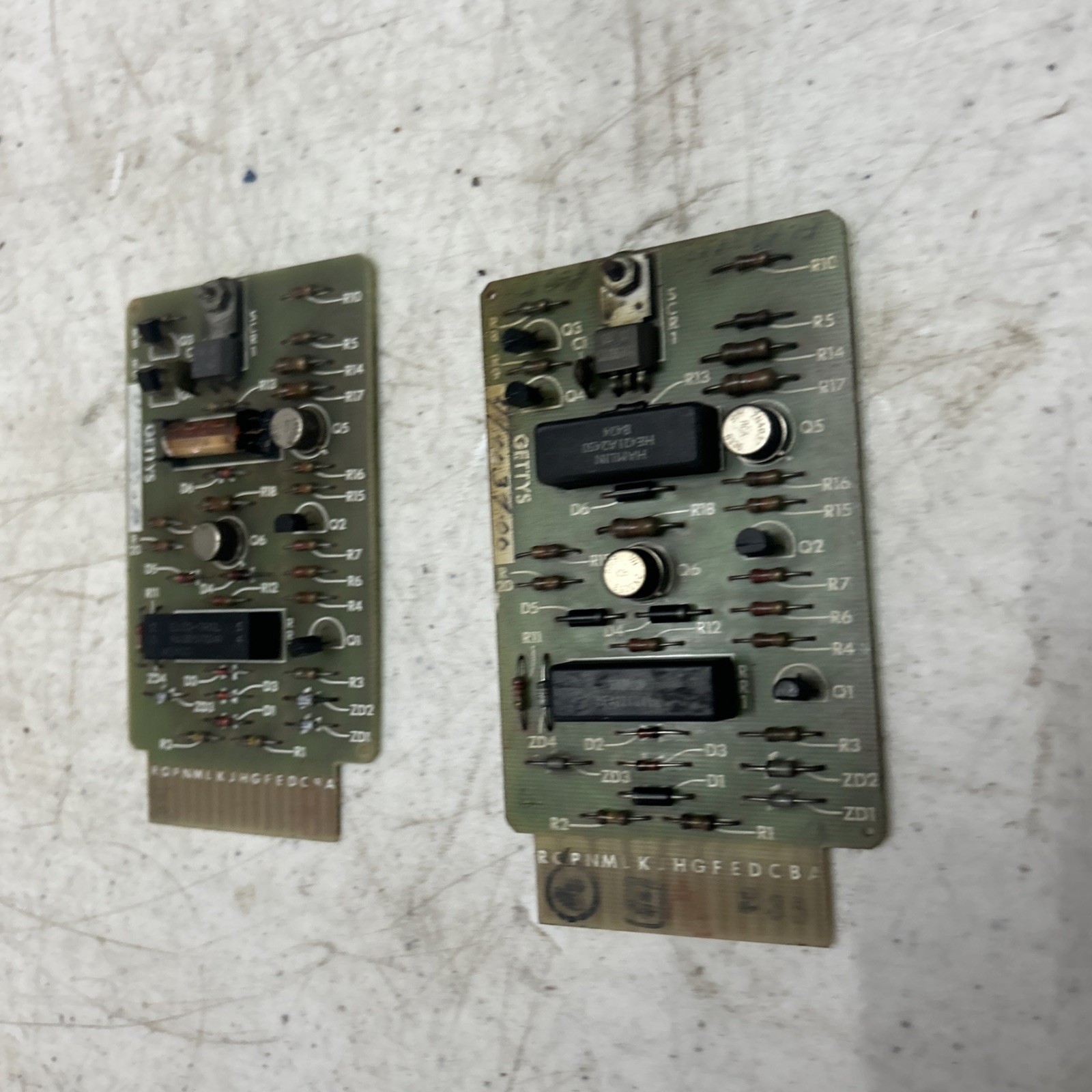 Lot Of 2 GETTYS 44-0037-00 DRIVE FAULT PC BOARD CARD, 44-0037-101