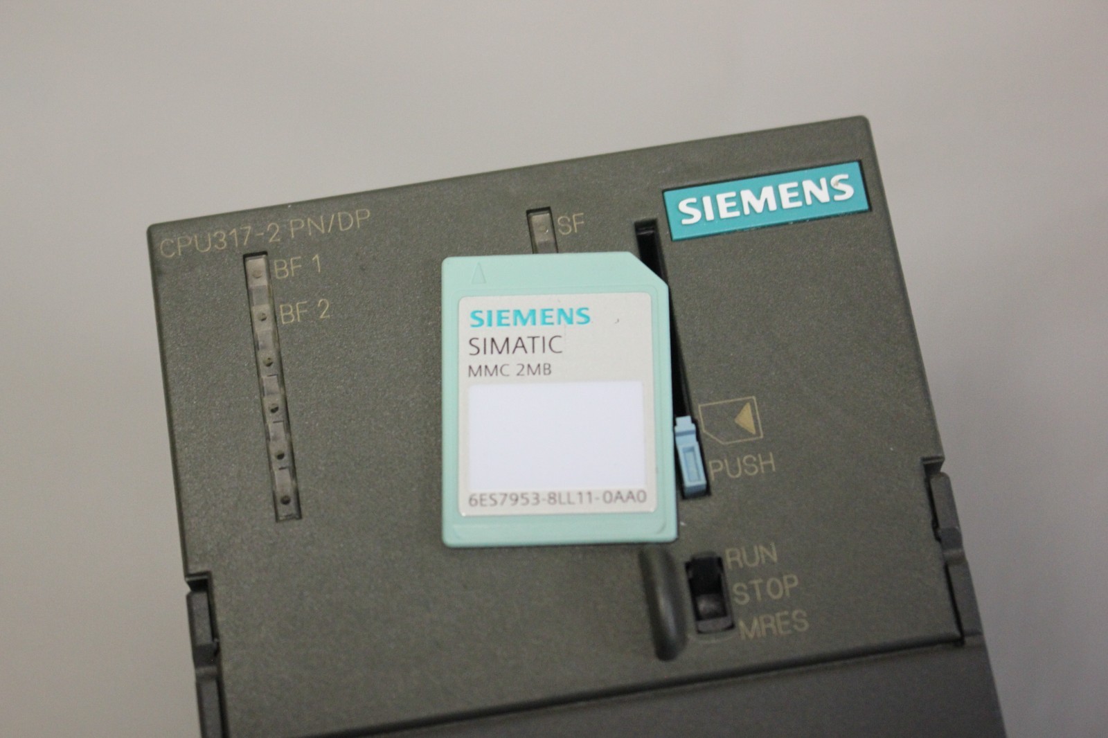 SIEMENS SIMATIC S7 PLC CPU 317 PROCESSOR 6ES7 317-2EK13-0AB0