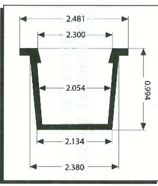 Lot of 10 PMI 52 Size 25A Tapered Caplug Cap 2.054″ Plug 2.134″ – 2.380″