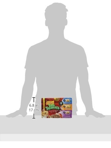 5 Pack Friskies Gravy Tasty Treasures Prime Filets, Wet Cat Food, 5.5 oz 12 Cans