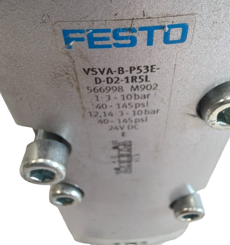 NEW FESTO VSVA-B-P53E-D-D2-1R5L SOLENOID VALVE 566998 VSVABP53EDD21R5L