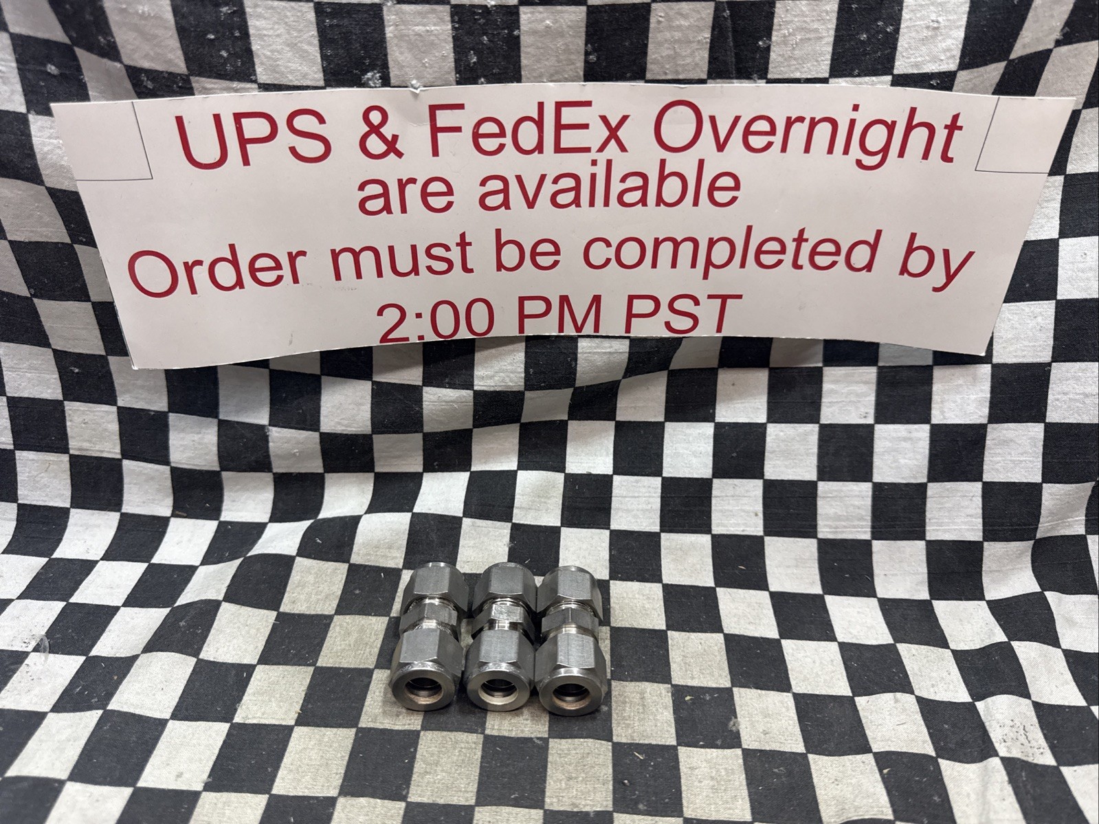 x3, SWAGELOK SS-810-6, SS8106, UNION 1/2″, SHIPSAMEDAY#ZB70A