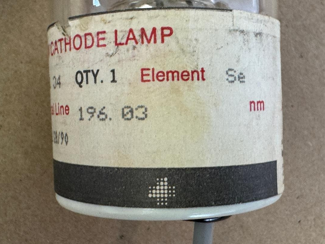 HAMAMATSU C/N S7251 34 HOLLOW CATHODE LAMP ELEMENT SE