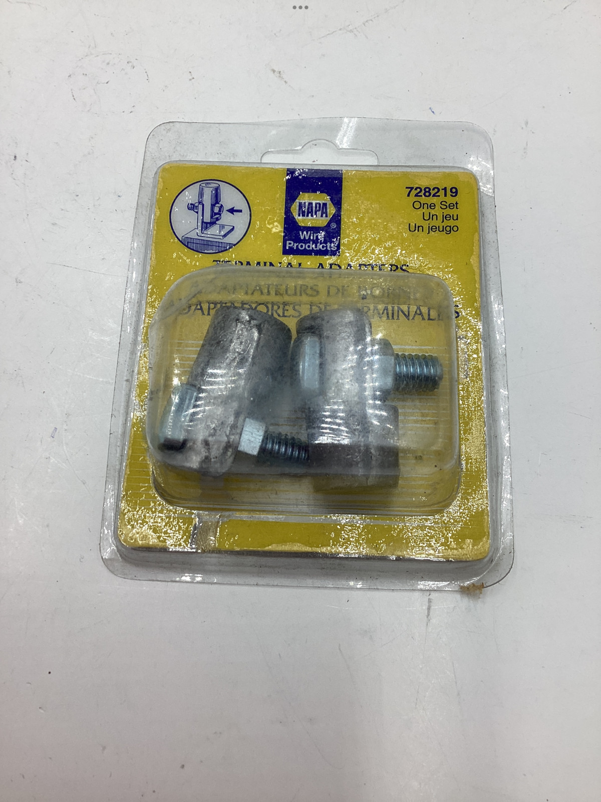 (Qty 2) Napa Battery Terminal Flag To Post Adapter 728219
