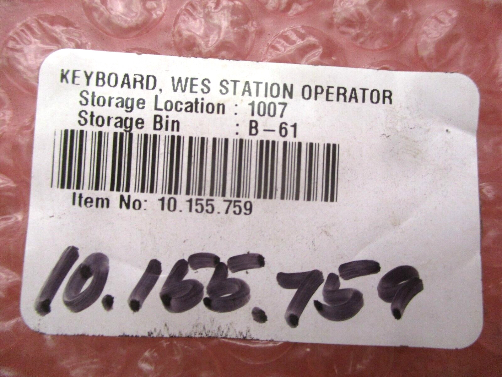 WEStation CSI Keyboard 1088-2 EP13J 94V-0 49740HI