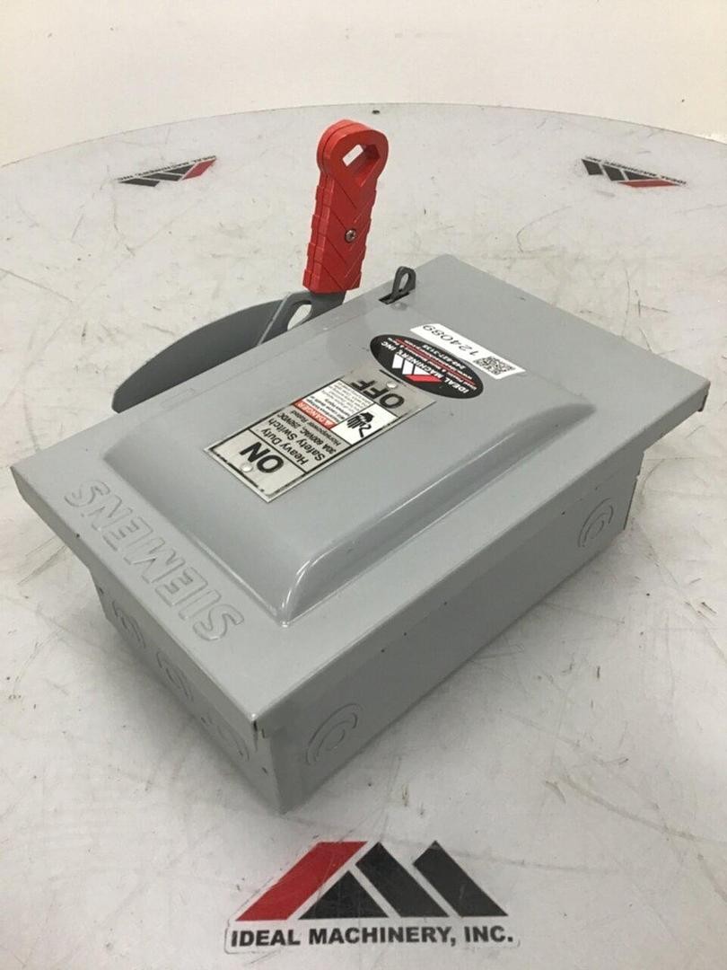 SIEMENS 30 Amp Safety Disconnect Switch HNF361 VBII Used #124089