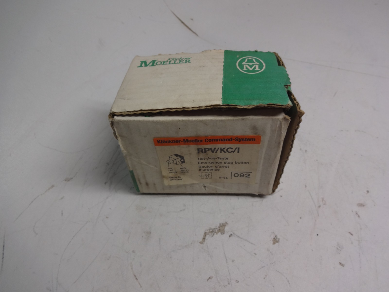 Moeller Rpv/kc/i Emergency Stop Button