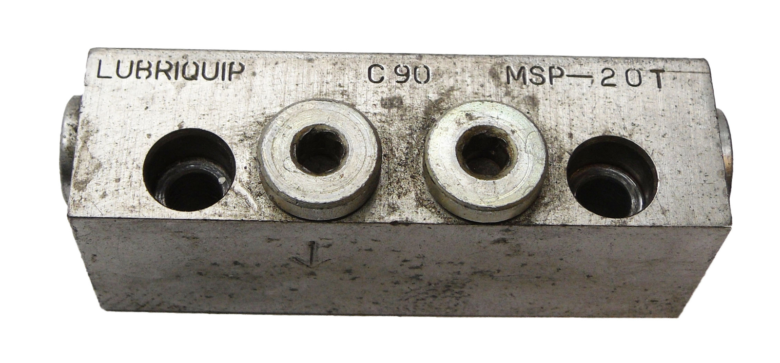 LOT OF 3 LUBRIQUIP MSP-20T DIVIDER VALVE