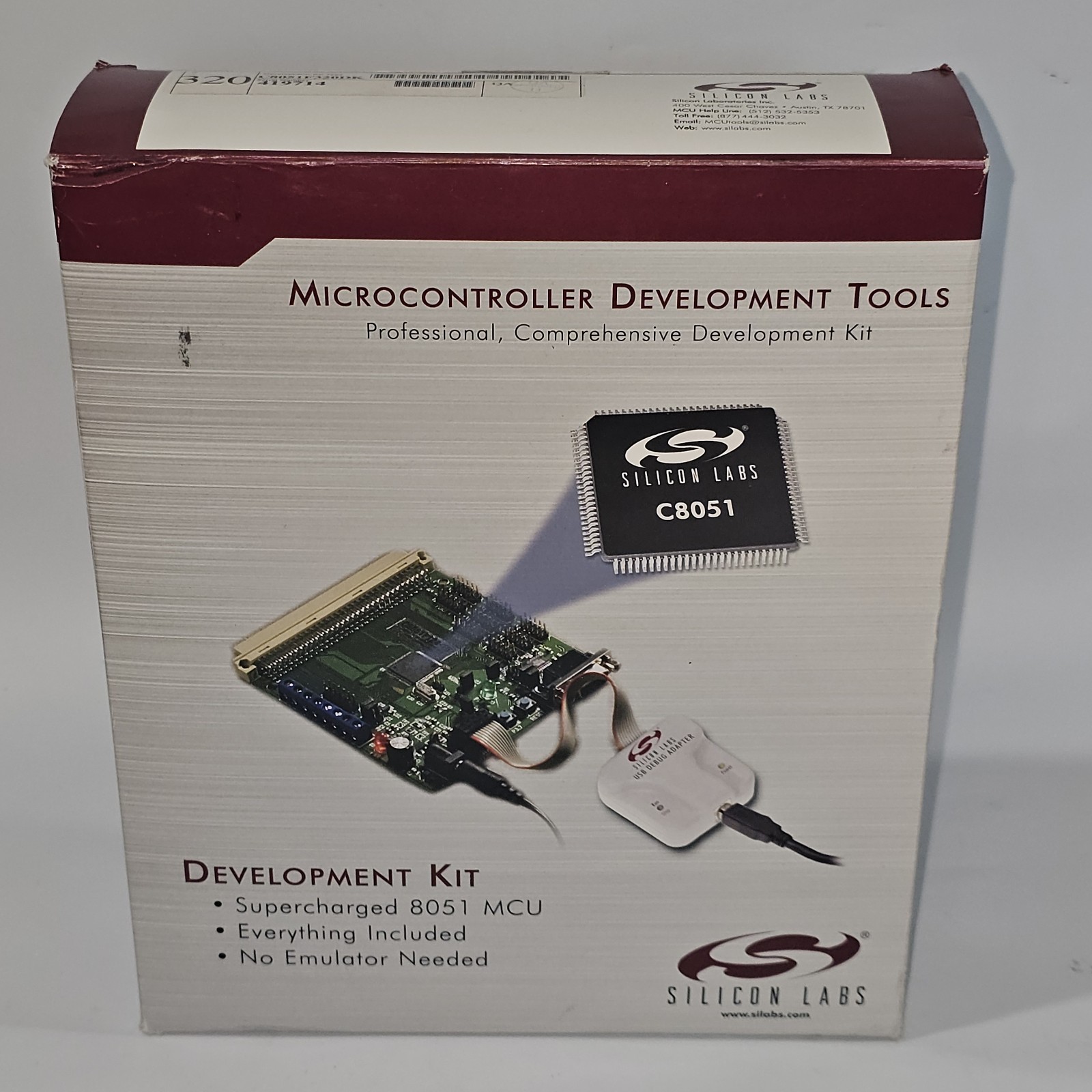 Silicon Labs Microcontroller Development Kit C8051 8-bit MCU No. C8051F320DK