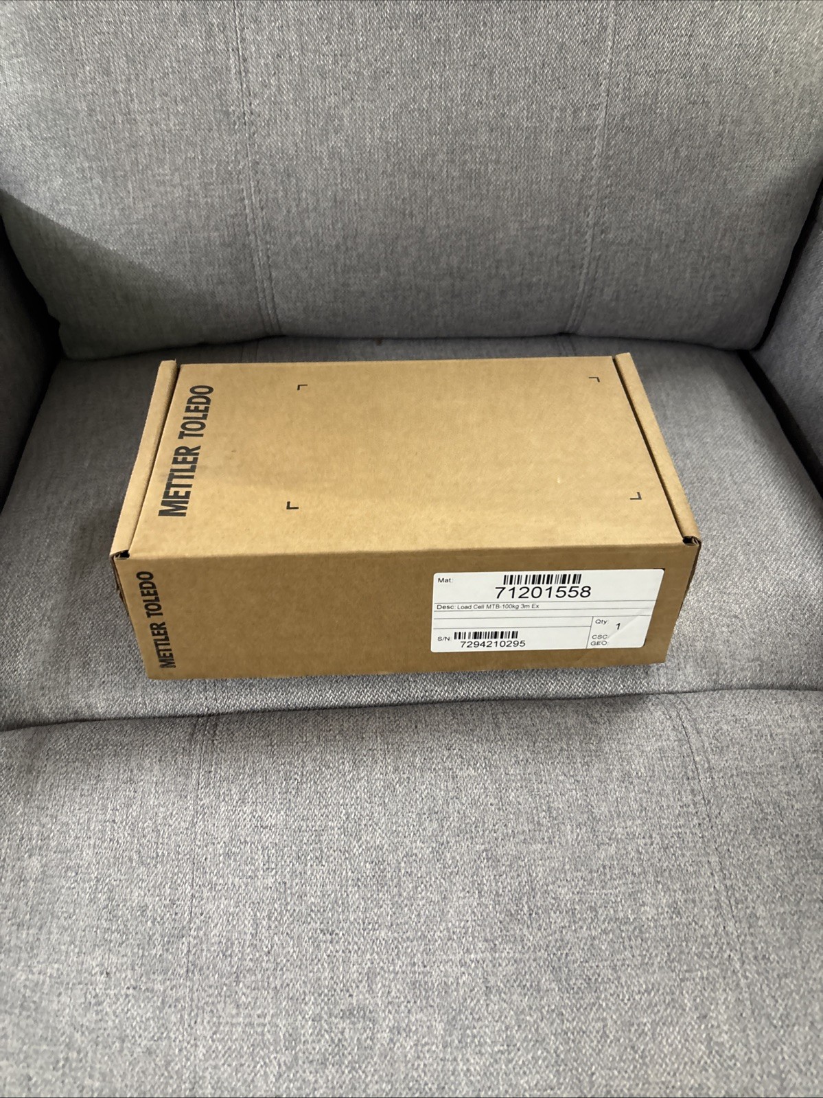 Mettler Toledo MTB-100 Load Cell (model 71201558)