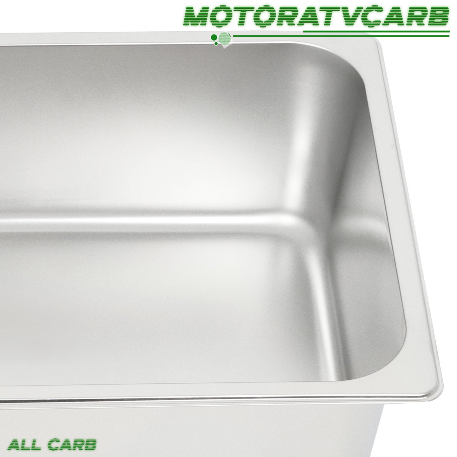 ALL-CARB 6× 6″ Deep Full Size Pans Catering Storage Metal Steamer Catering Trays