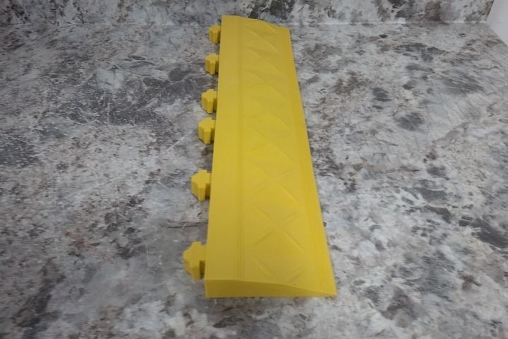 Ergo Advantage Safe-Flex A4-Y 10 Pk 18 In Length 4 In Width Yellow Ramp Edge