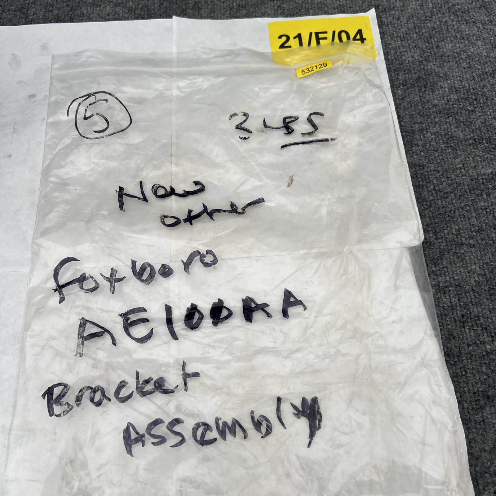 Foxboro AE100AA Bracket Assembly New Other