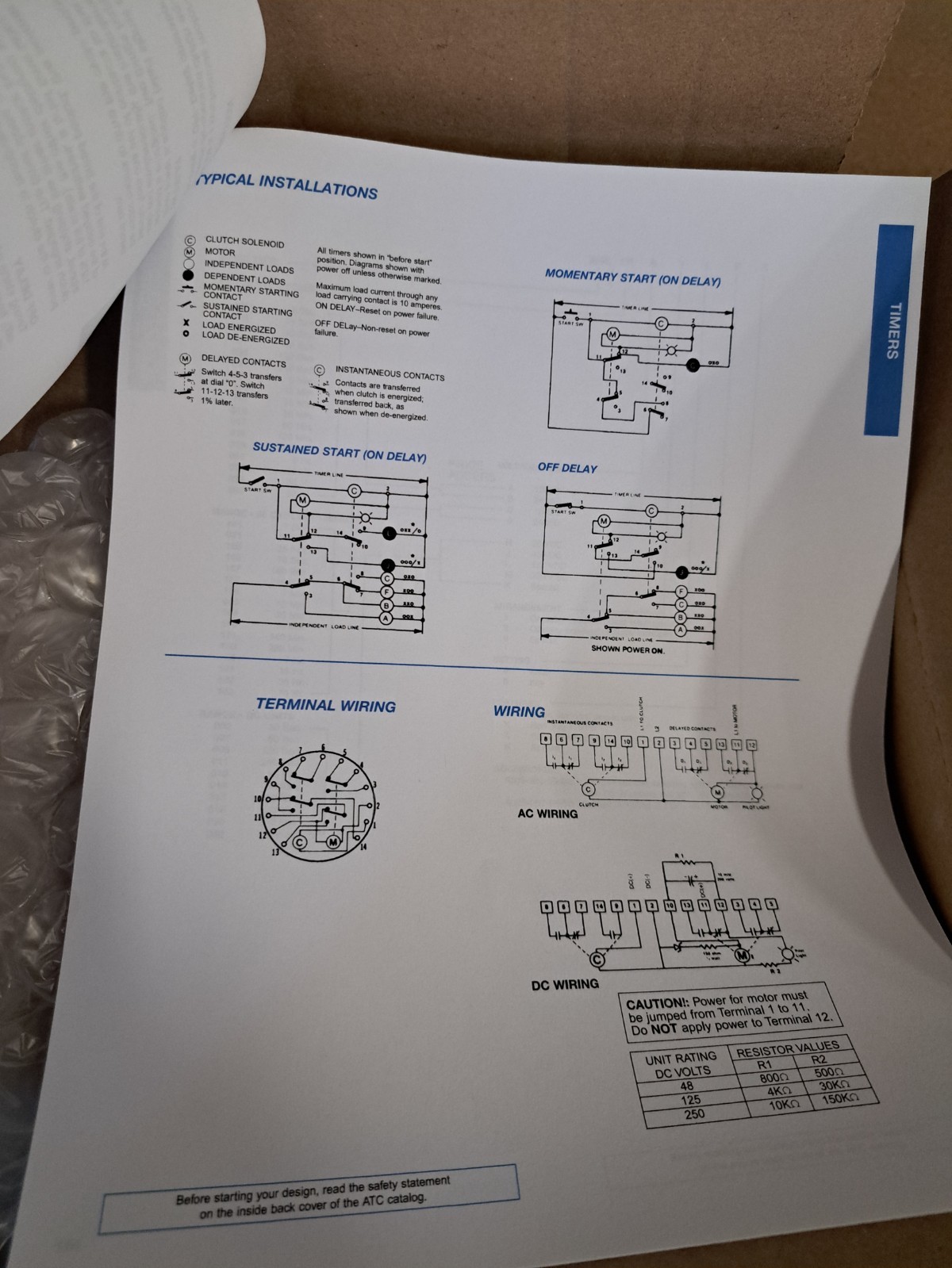 ATC 305E016A20PX Analog Reset Plug In Timer 30 Minute 305E-016-a-20-px