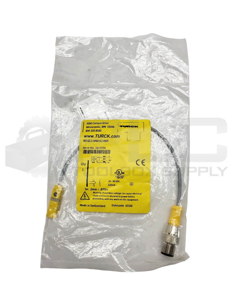 NEW SEALED TURCK BI2-Q5.5-AP6X-0.2-RS4T INDUCTIVE SENSOR 10-30VDC 150MA 1613094
