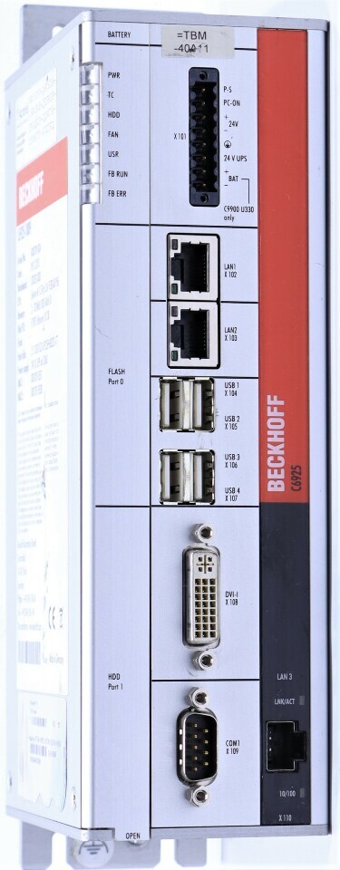 BECKHOFF C6925-1009 INDUSTRIAL PC 24VDC 136W