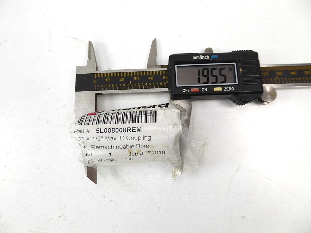 Stafford 5L008008REM Remachineable Shaft Coupling .5″ & .235″ Ends NEW NO BOX