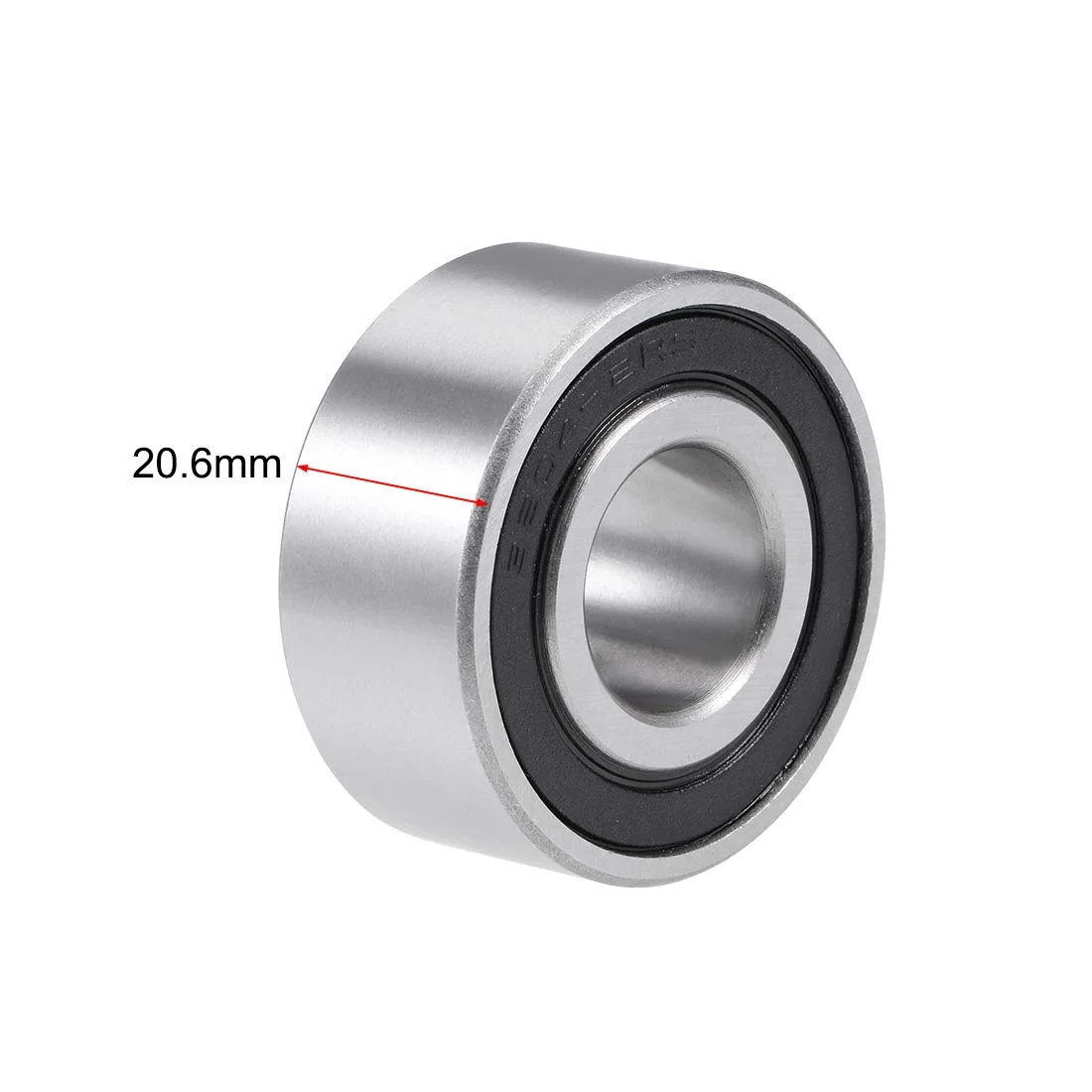 uxcell 3204-2RS Angular Contact Ball Bearing 20x47x20.6mm Sealed Bearings 5204-2
