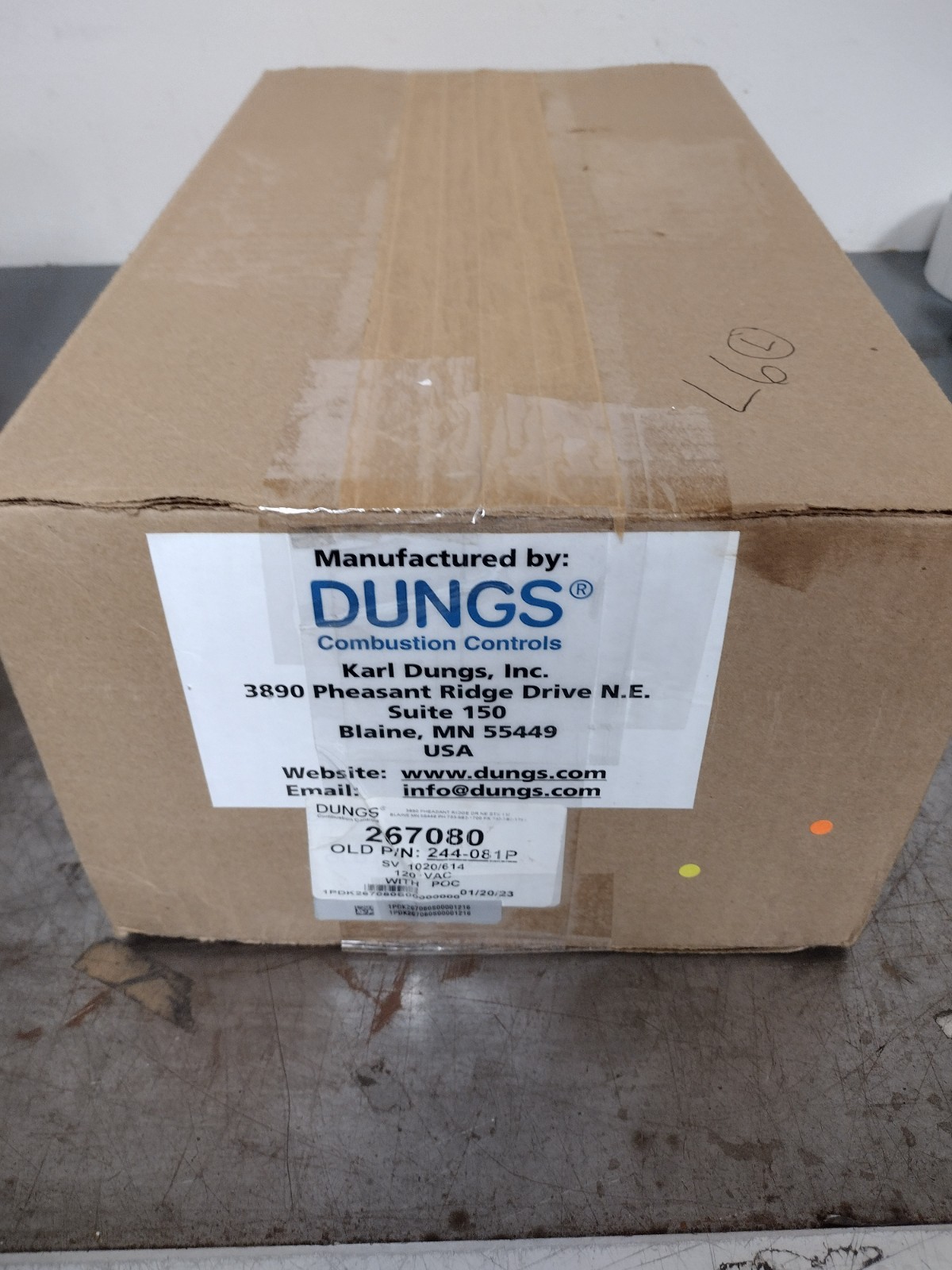 Karl Dungs 267080, 2″ single safety shutoff w/POC, SV 1020/614