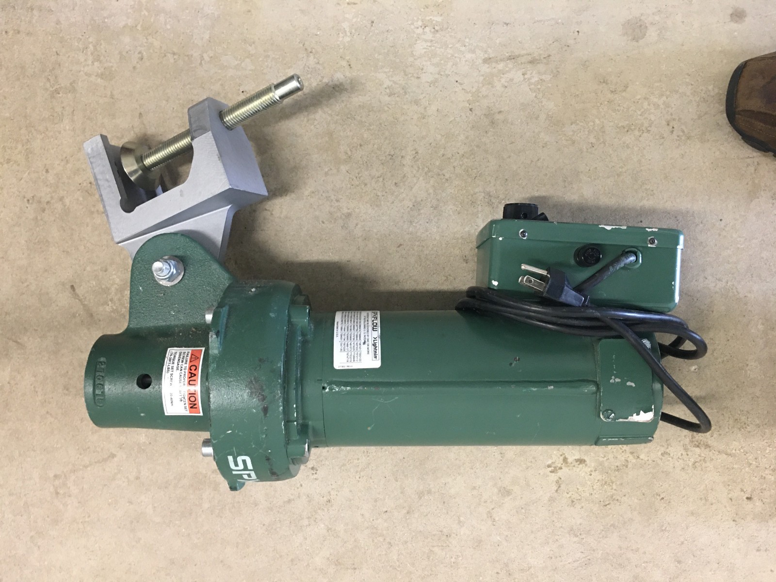 SPX FLOW Electric Barrel Mixer Gear Drive w/ Variable Speed #3063