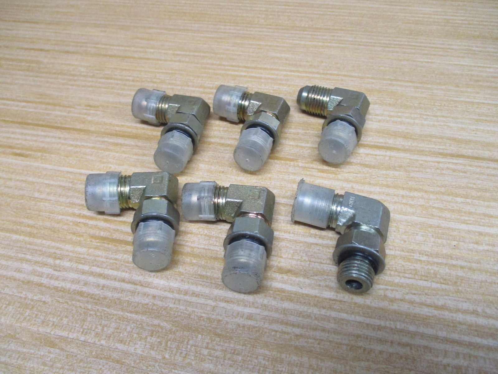 Brennan Industries 6801-06-05-NWO-FG 37° JIC Flare 90° Elbow (Pack of 6)
