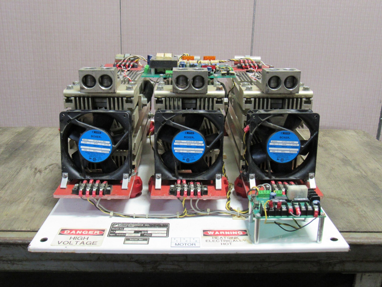 MOTORTRONICS SOFT START MOTOR CONTROLLER LS3-48300-P 300 HP 480V 440 A AMP