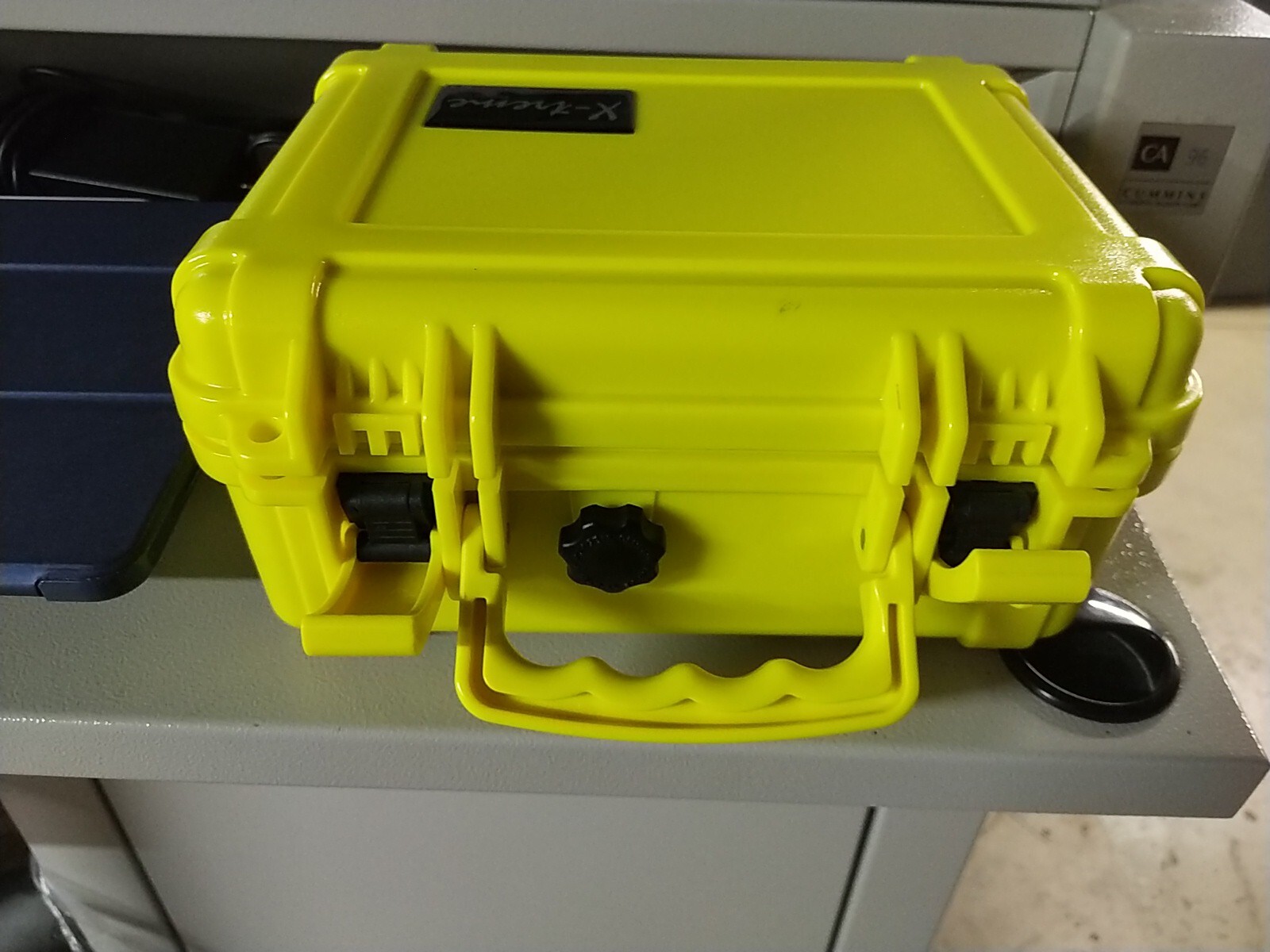 X-treme Protection Rugged Travel Case 13×11.5×7 inches- Yellow Used