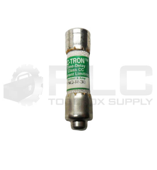 LOT OF 10 CC-TRON FNQ-R-30 TIME DELAY FUSE 30A