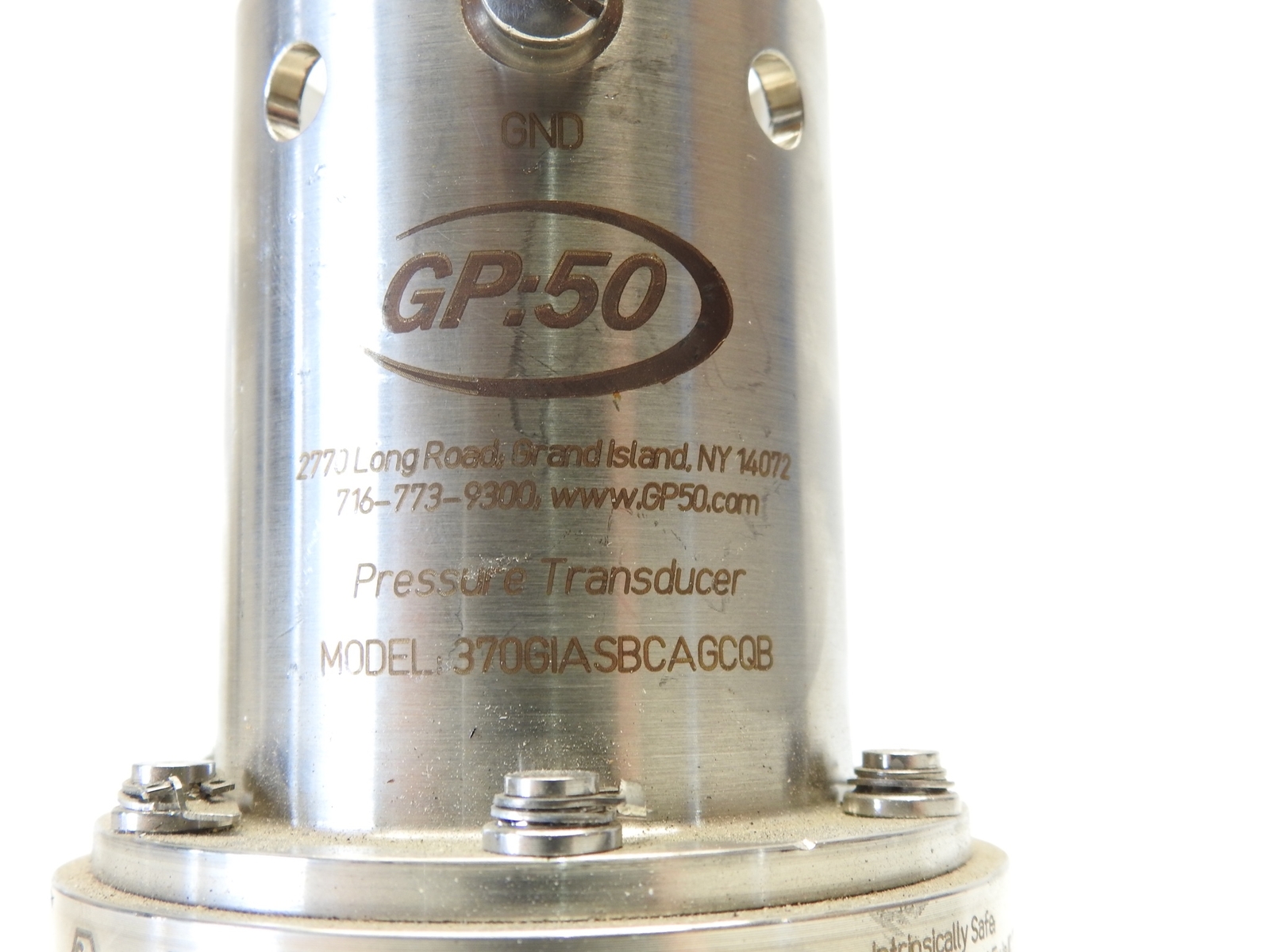 New GP:50 Weco Hammer Union Pressure Transducer Transmitter Model # 370ASBCA
