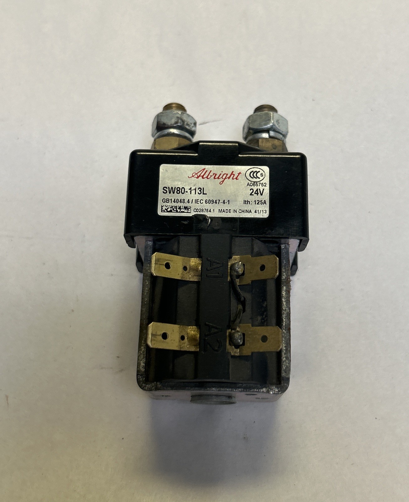 ALBRIGHT,SW80-113L,CONTACTOR SOLENOID 24V