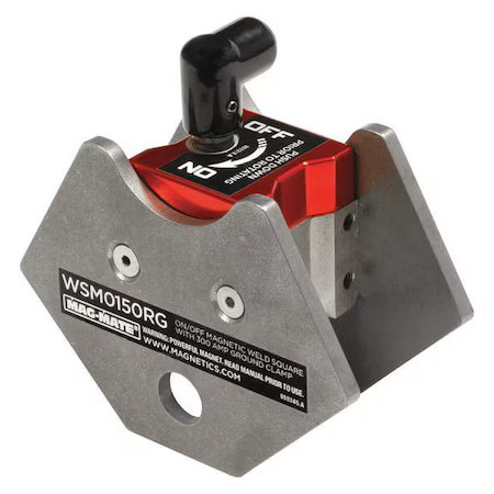 Mag-Mate Wsm0150rg Magnetic Weld Angle W/Grd, 4In, 150Lb
