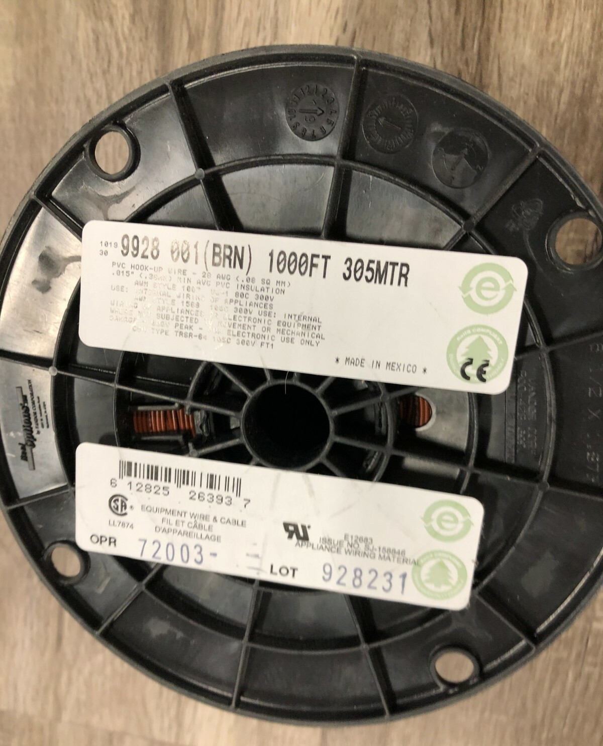 Belden 9928 0011000 PVC Hookup Wire 28 AWG 300V Brown, 1000 FT (305 M)