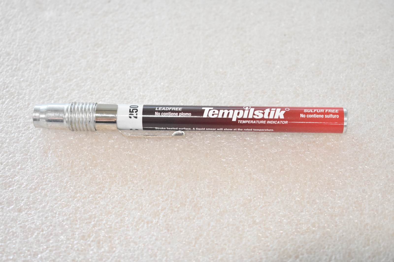 TEMPIL TEMPERATURE INDICATOR STICK 250 DEG. F 121 DEG. C TEMPILSTIK