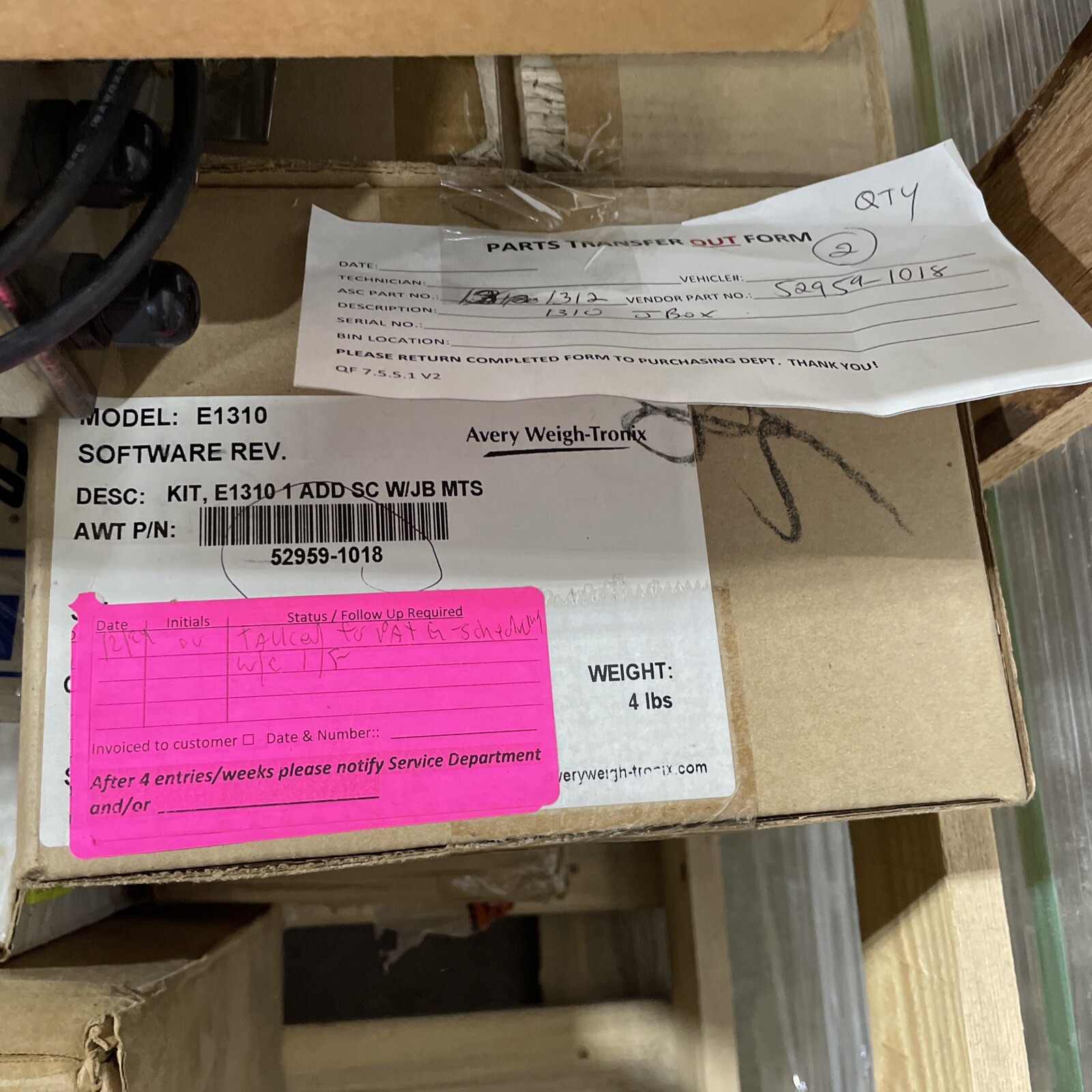 Weigh Tronix 2-5 Scale J-box Assembly 47404-0011 – SCL-wi-130
