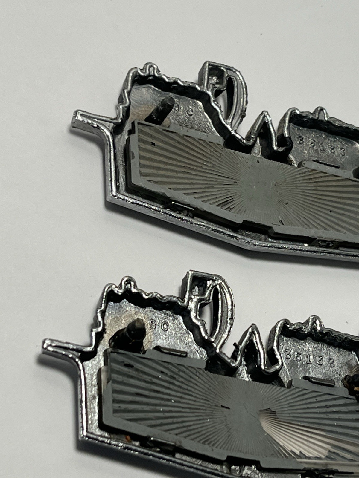 Chevrolet Caprice Classic 1970’s Original Car Emblem 35133 OEM Matching Set of 2