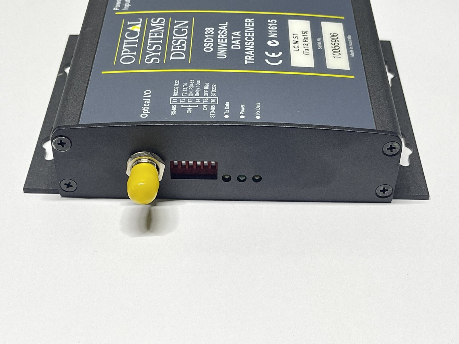 Optical Systems Design OSD Universal Data Transceiver OSD138 RS232 RS485 RS422 1