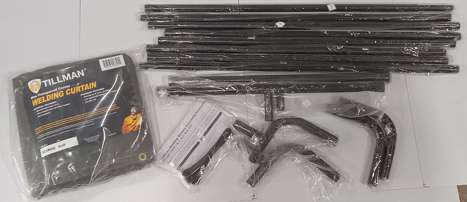 1 NEW TILLMAN H-6701 6X6 UV WELDING SCREEN WITH FRAME ASSEMBLY NIB **MAKE OFFER*