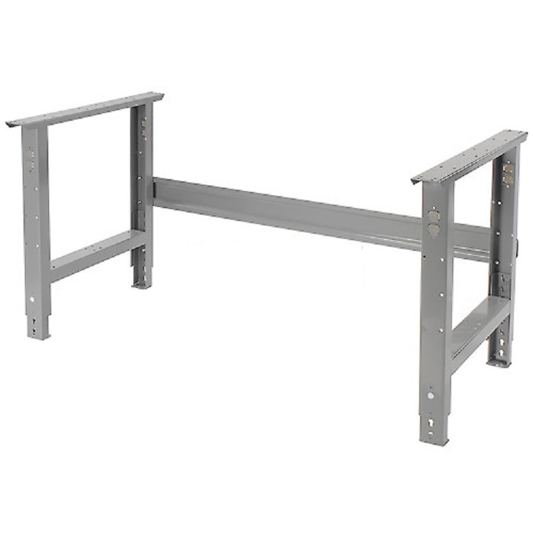 NEW 60″W X 30″D Maple Butcher Block Safety Edge Work Bench-Adj Hgt–Gray!!