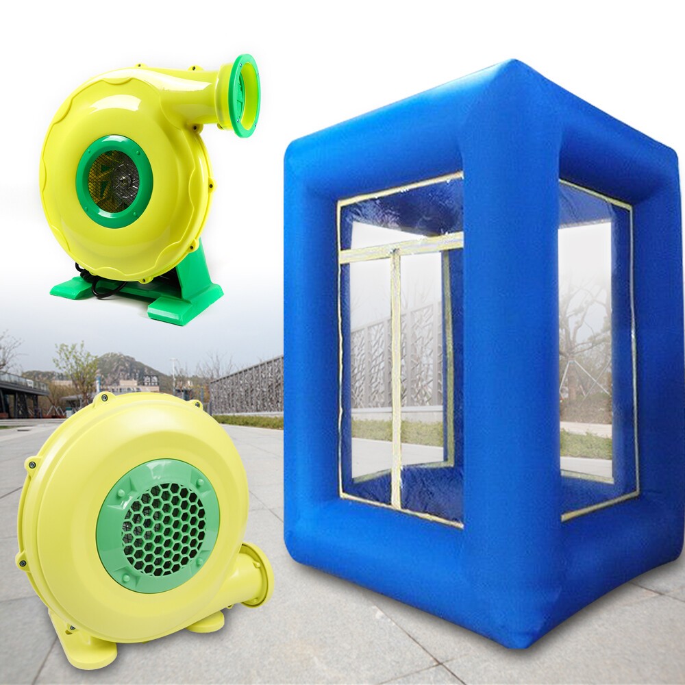 9ft/2.5m Inflatable Cash Cube Machine Money Machine Booth w/Blower for Promotion