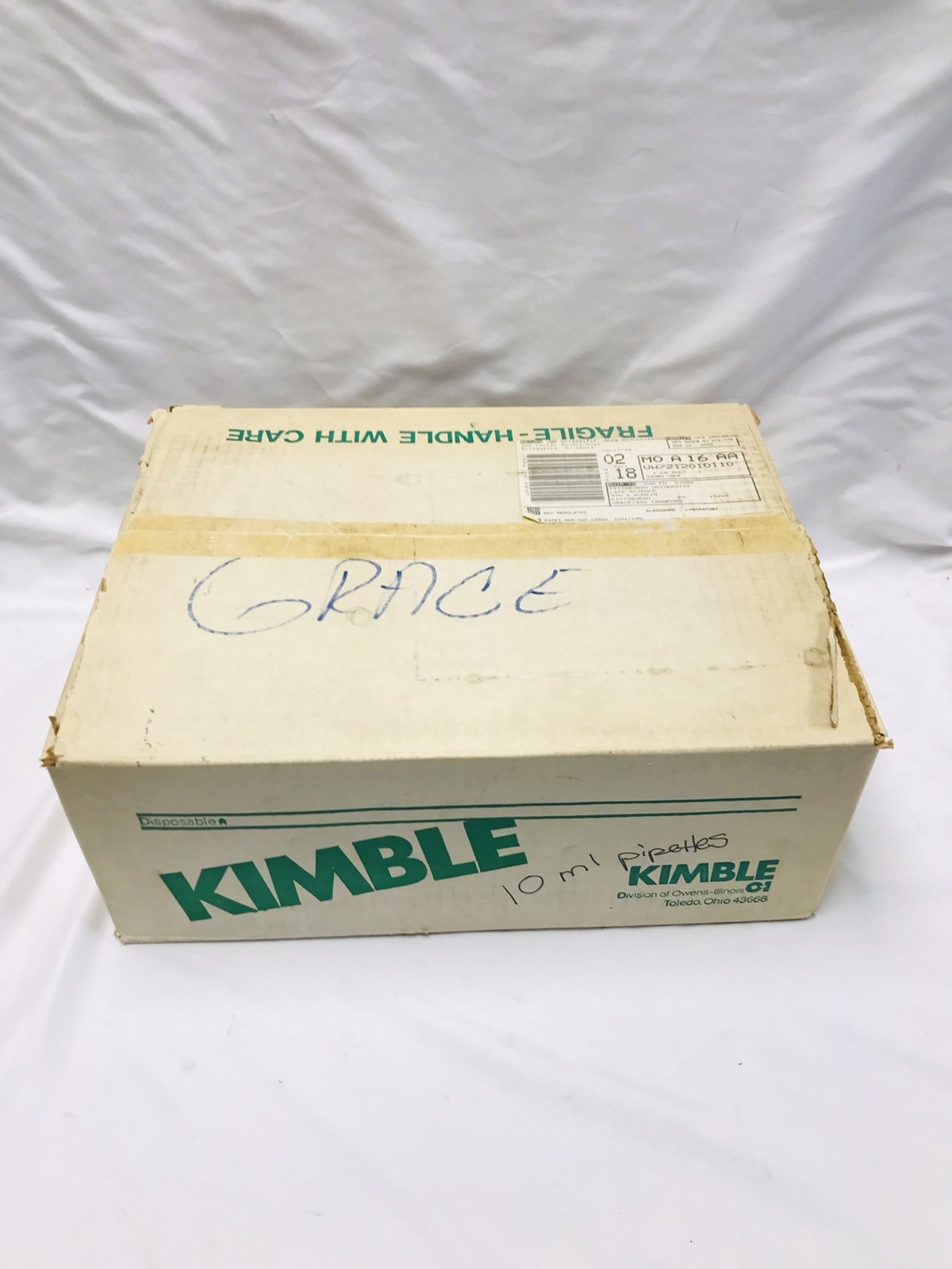 Kimble 72120-5110 – 5mL in 1/10 Pipets Glass Serological Non Sterile 500 Pack