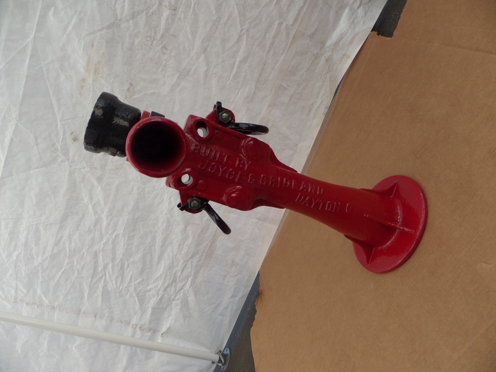 Joyce & Cridland Dayton Ohio Ratcheting Screw Jack Cast Iron Oct. 28, 1878