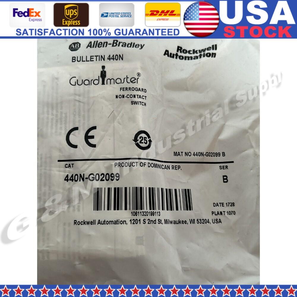 440N-G02099 ALLEN BRADLEY FERROGARD FRS21 RED PLASTIC SWITCH 24VDC US Free Tax