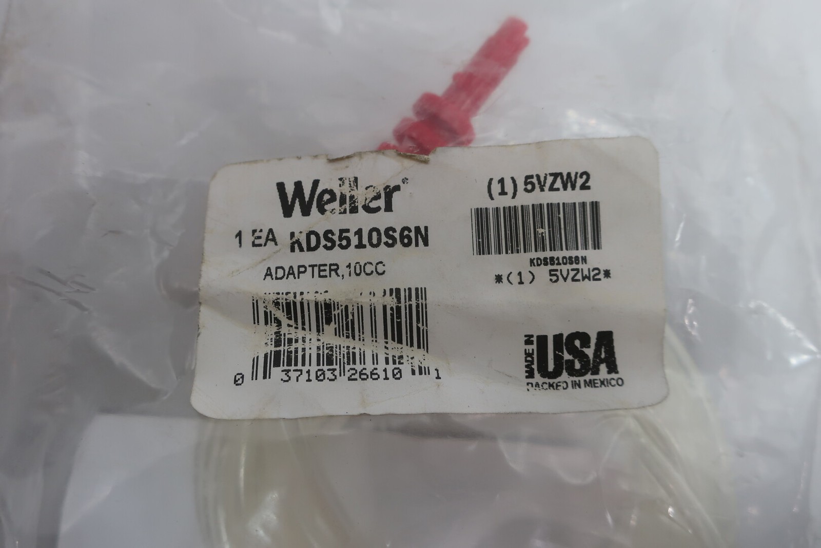 Weller KDS510S6N Air Line Adapter 10cc