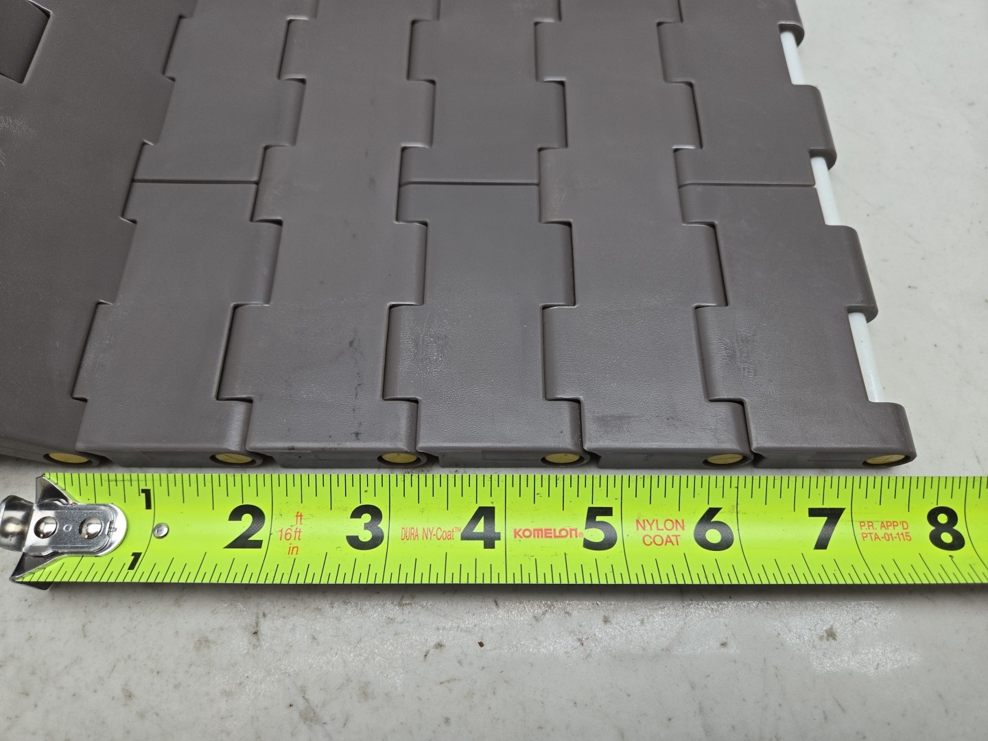 Rexnord 5705/06 Mat Top Chain 570506 60″ Length x 18″ Width Plastic Conveyor