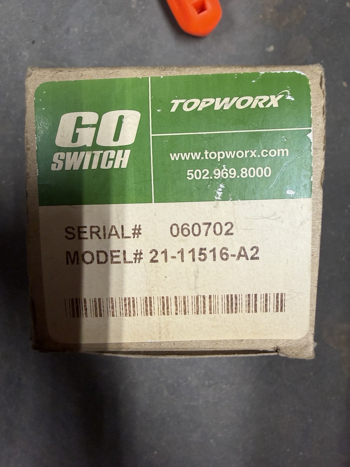 BLACK FINISH TOPWORX 21-11516-A2 MAGNETIC PROXIMITY SENSOR LIMIT SWITCH NIB