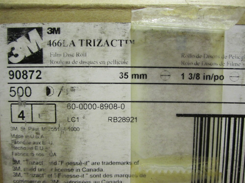 3M 466LA 90872 Film Disc Roll (Pack of 2000)