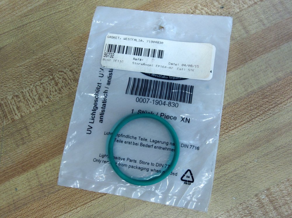 GEA 0007-1904-830 Gasket 00071904830 (Pack of 3)