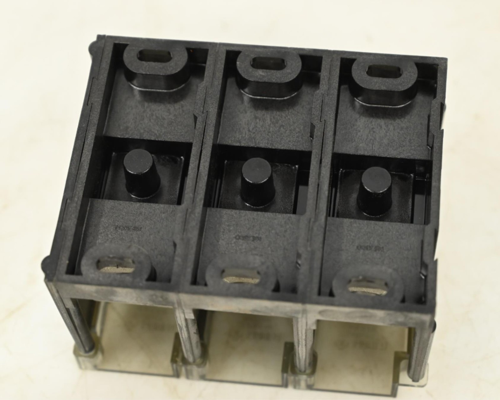 Gould Shawmut 67653 Power Block 350MCM-#6 X(10) #6-#14 3 Pole PC 600V CU9AL 90C