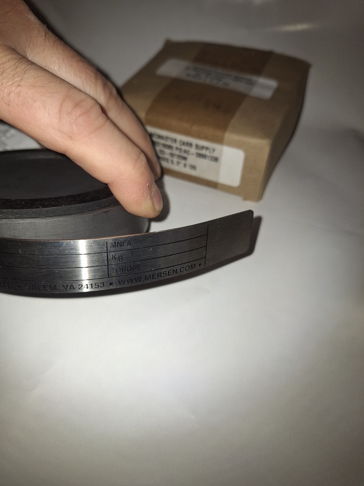 NEW MCMASTER CARR S3-02125M SER. 3, 2″ S 125 PSIG 25 FT LBS GRAPHILOR BURST DISC